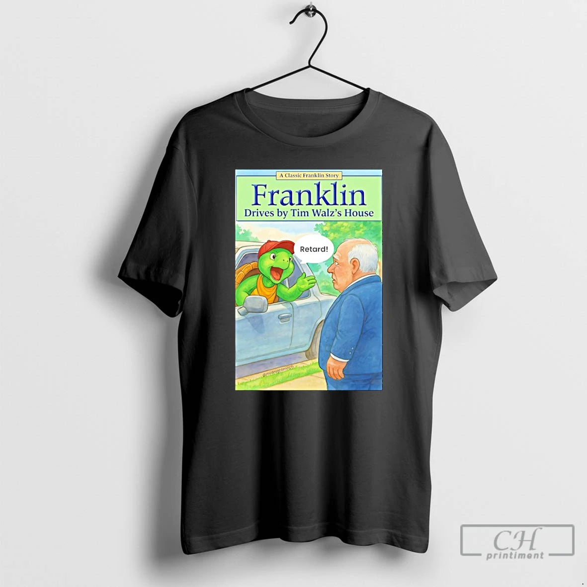 Classic Turtle Franklin Drives By Tim Walzs House Pete Hegseth Meme