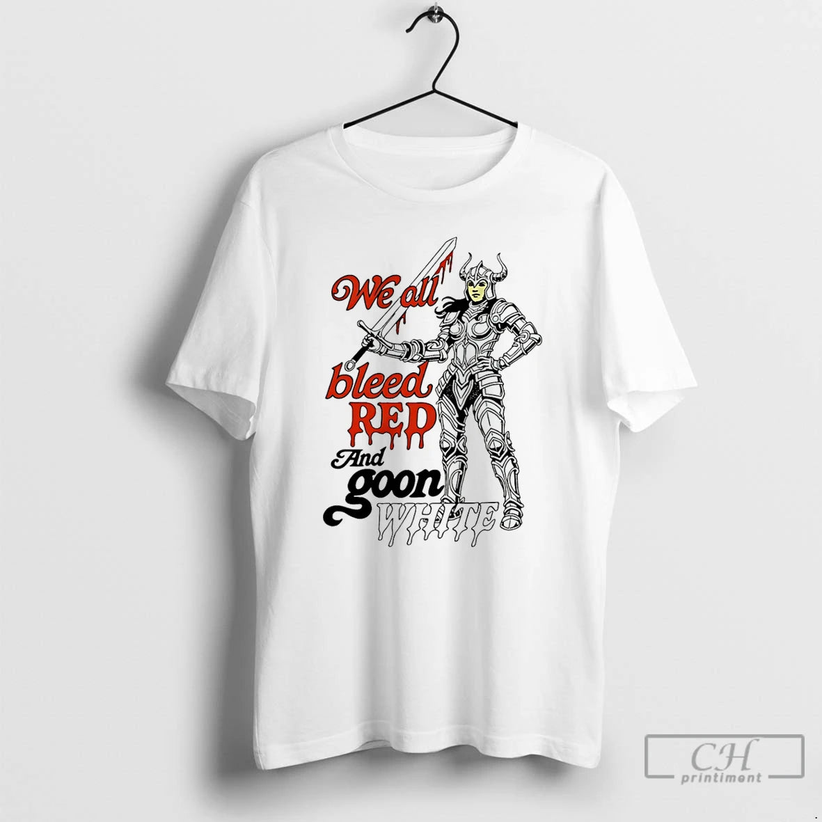 Classic We All Bleed Red And Goon White – Drip Thread Lab