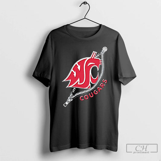 Classic Zipper X Washington State Cougars Football Logo
