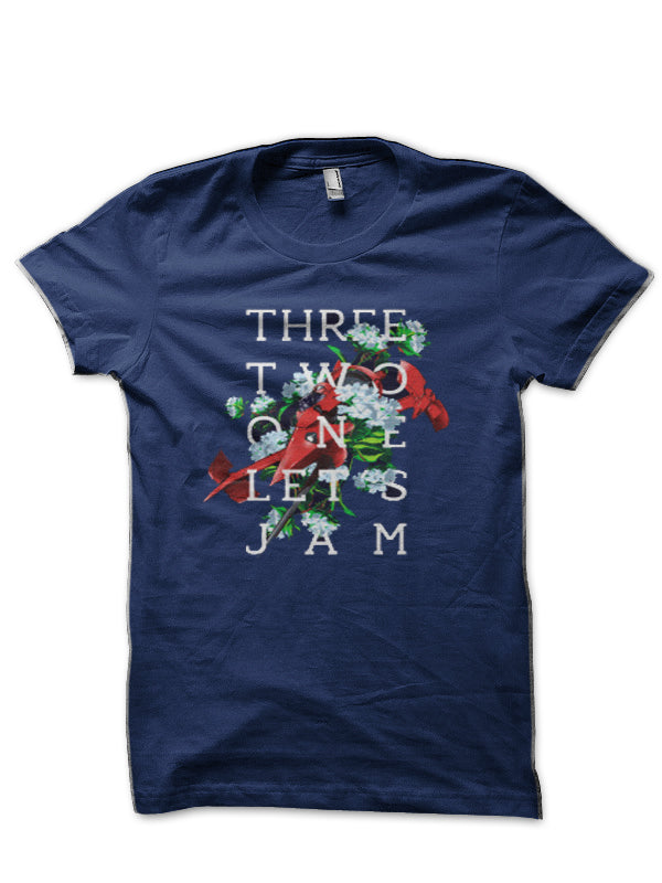Three, Two, One, Let’s Jam! Navy Blue T-Shirt