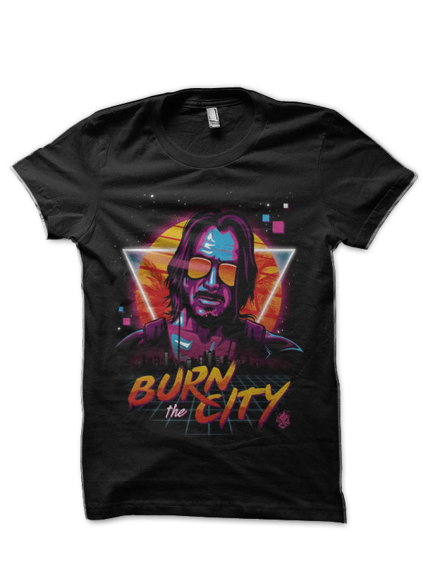 Cyber Punk Black T-Shirt