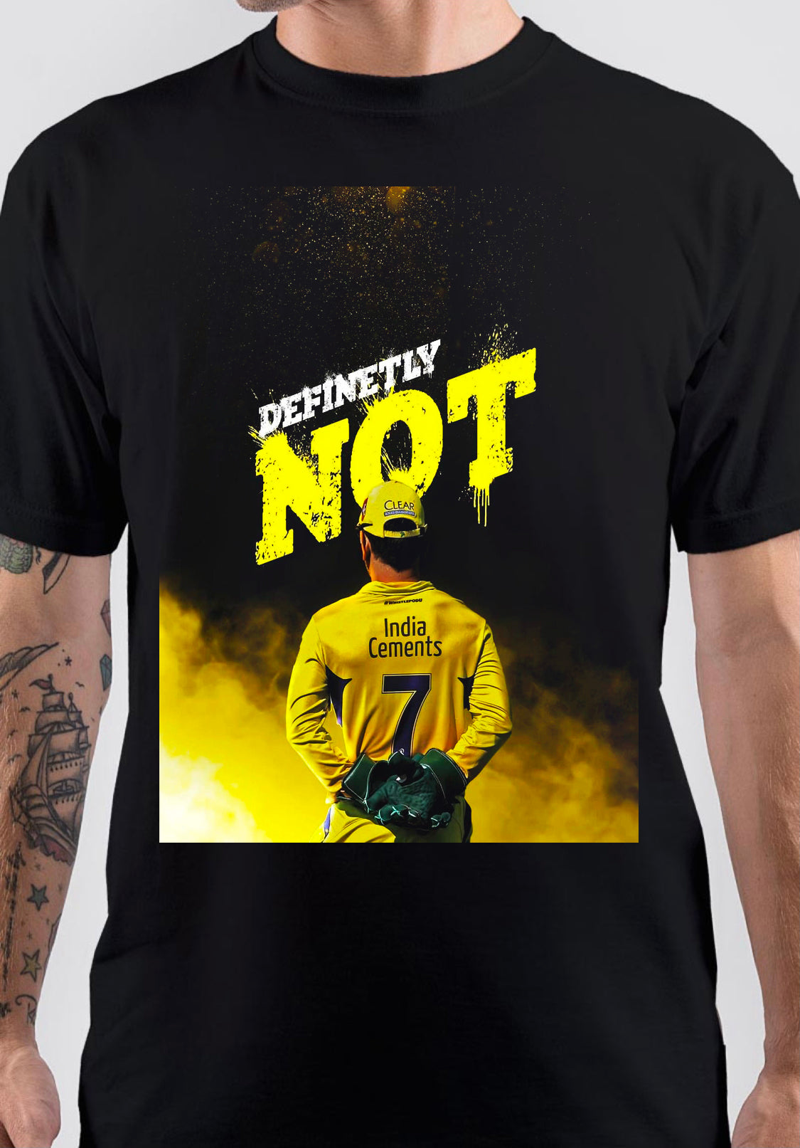 Definitely Not MS Dhoni T-Shirt
