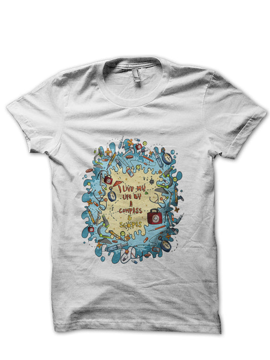 Dr. Wanderlust Compass Scopes Doodle Doctor T-Shirt