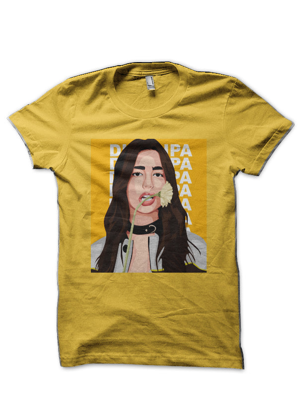 Dua Lipa Yellow T-Shirt