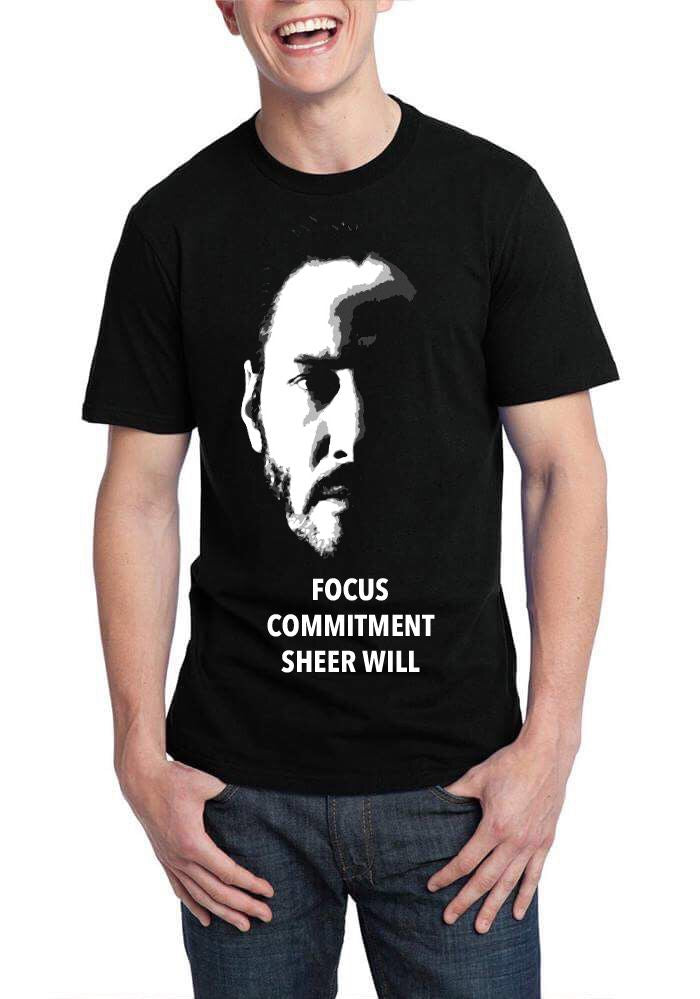 John Wick Focus Commitment Sheer Will T-Shirt