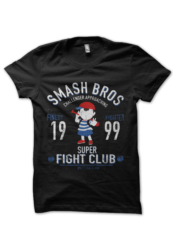 Eagleland Fighter Black Half Sleeve T-Shirt