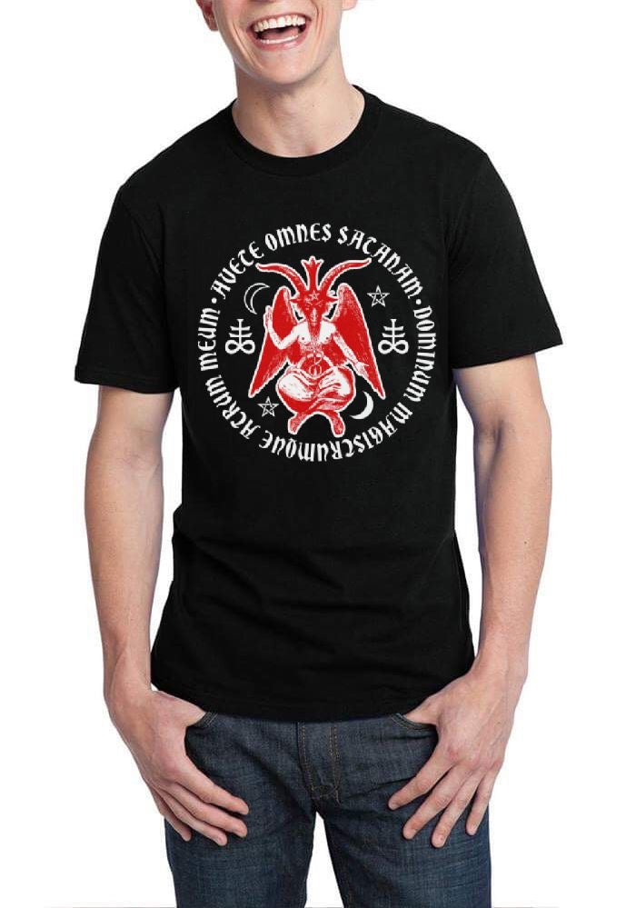 Satan 666 White T-Shirt