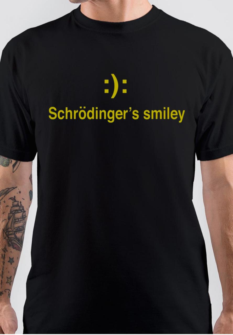 Schrodinger Smiley T-Shirt