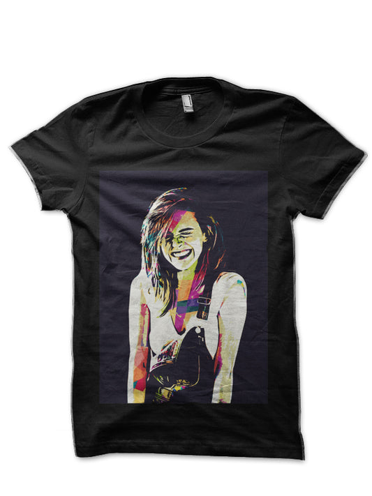 Emma Watson Black T-Shirt