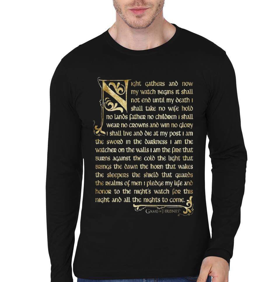 Night’s Watch Full Sleeve T-Shirt