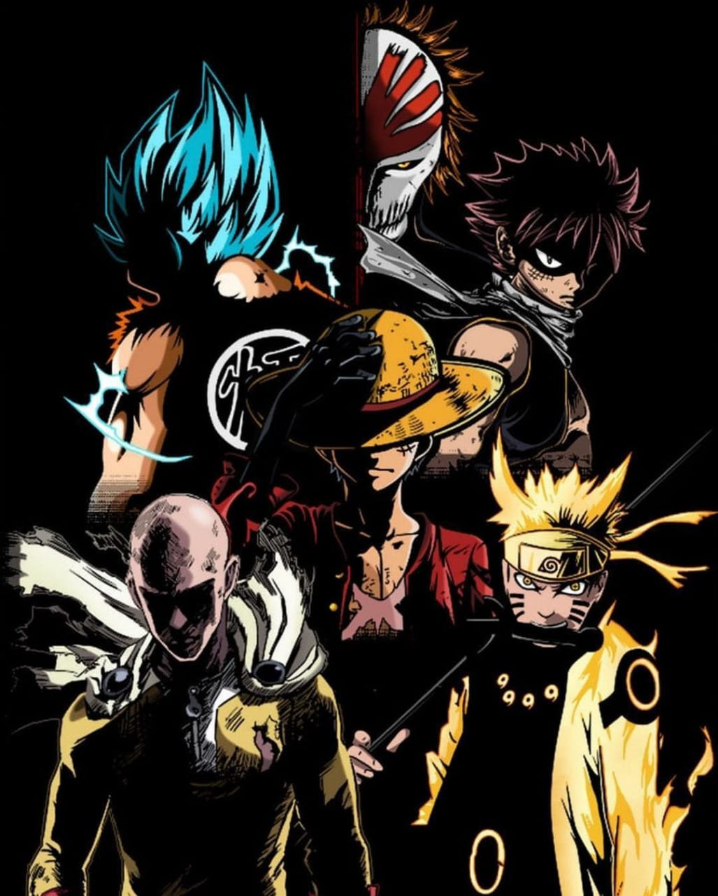 Best Anime Black T-Shirt