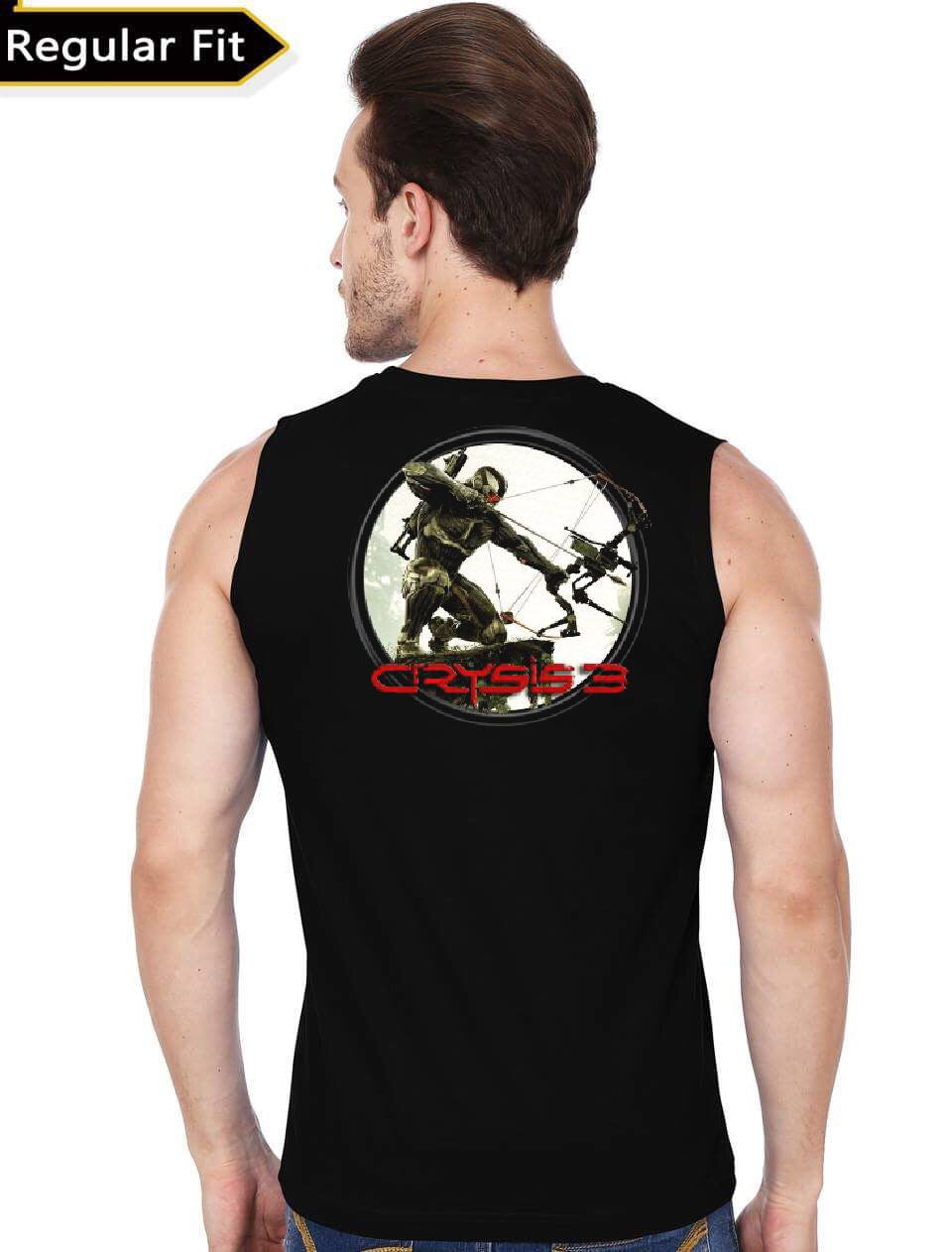 Crysis 3 Black Sleeveless T-Shirt