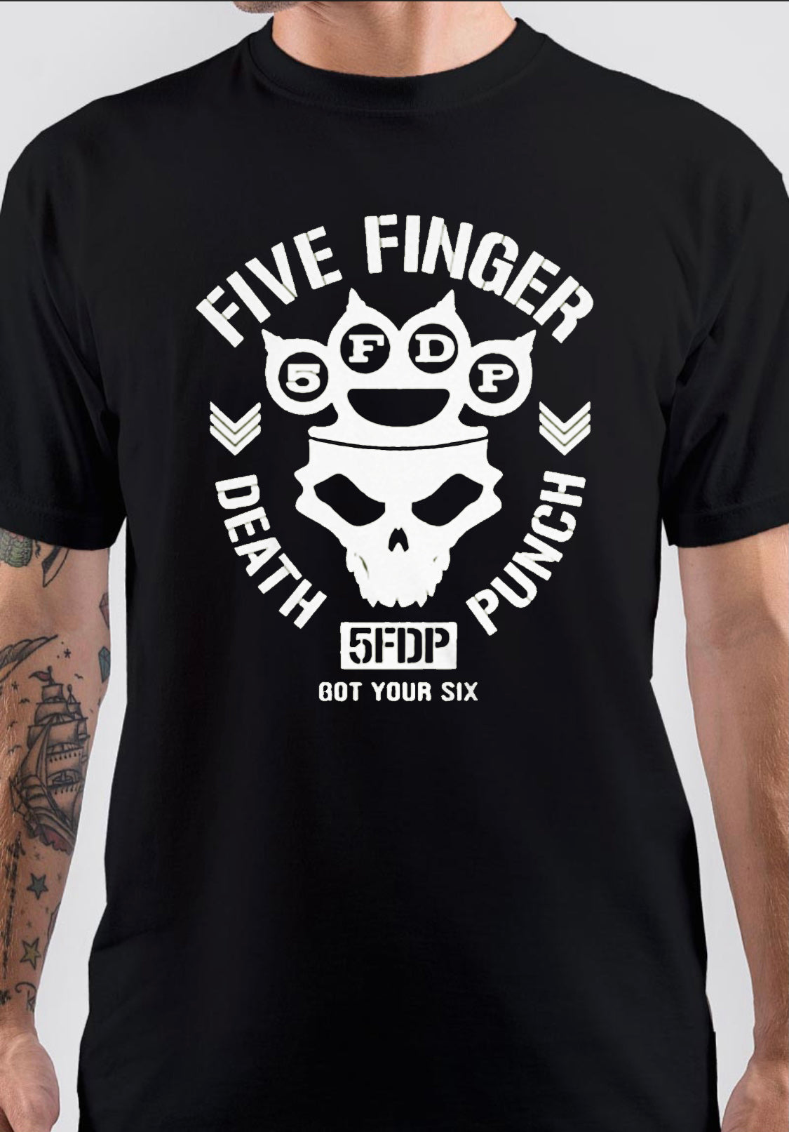 Five Finger Death Punch Skull Logo T-Shirt