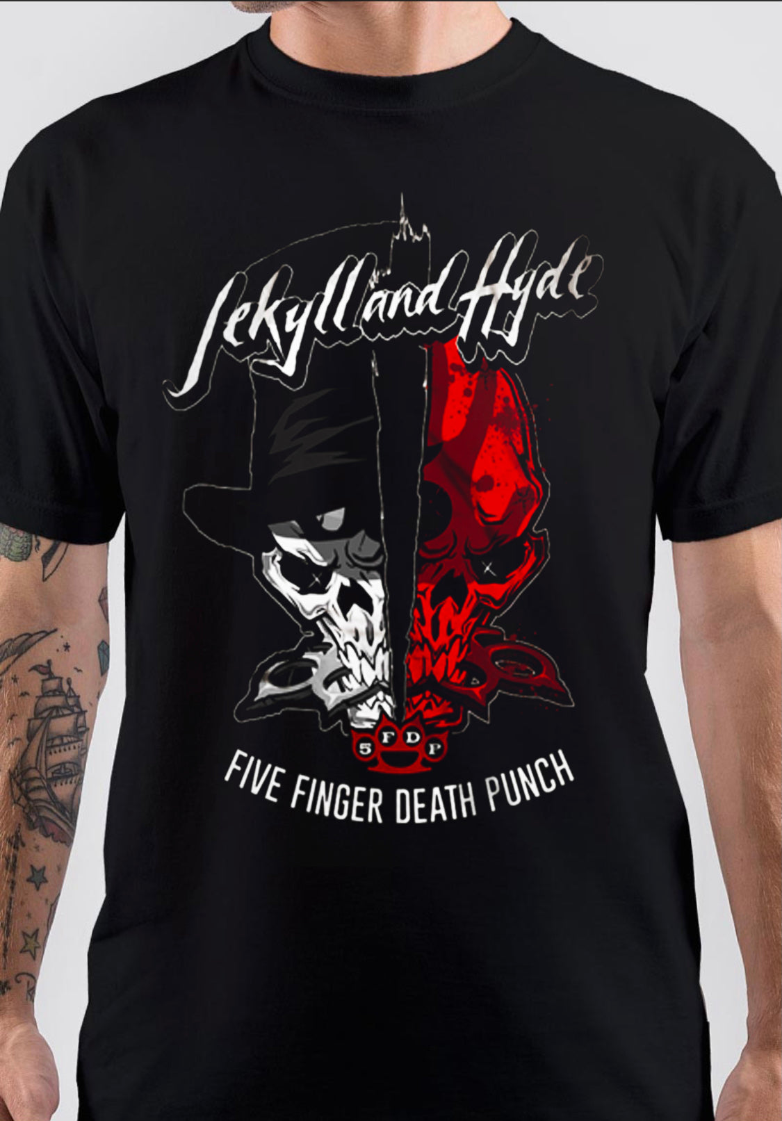 Five Finger Death Punch Jekyll and Hyde T-Shirt