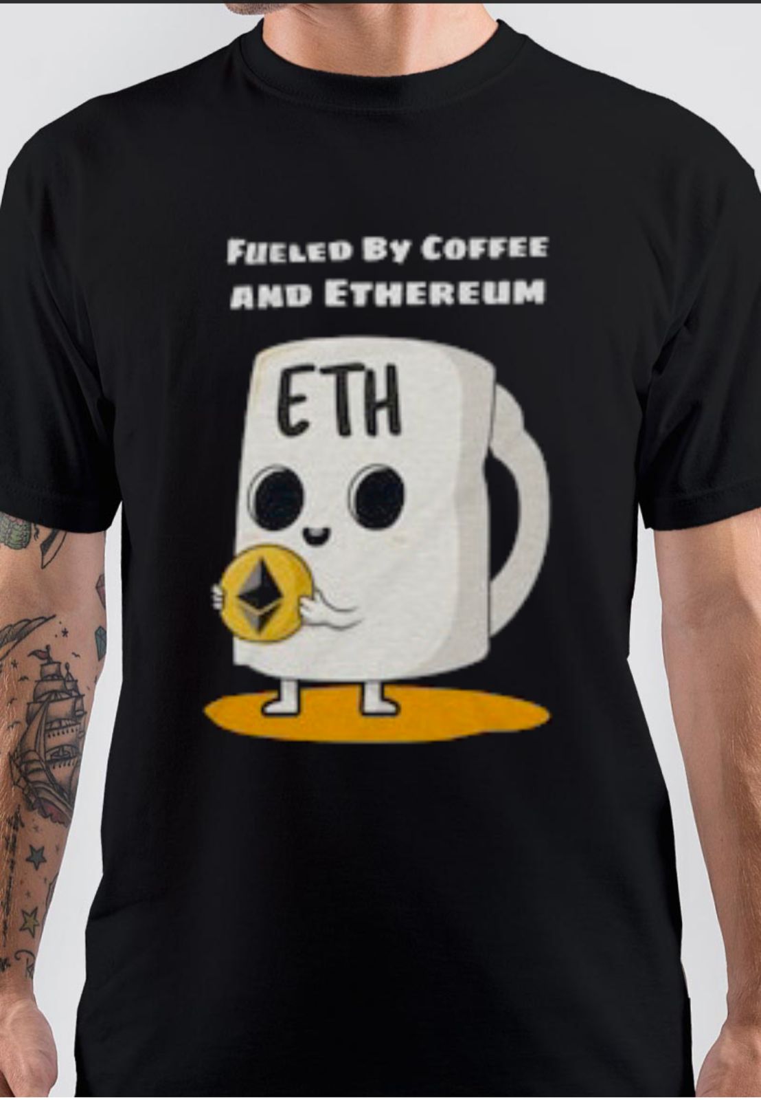 Fueled By Coffee And Ethereum T-Shirt