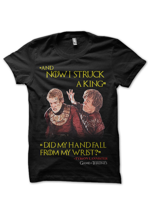Tyrion And Joffrey Black T-Shirt