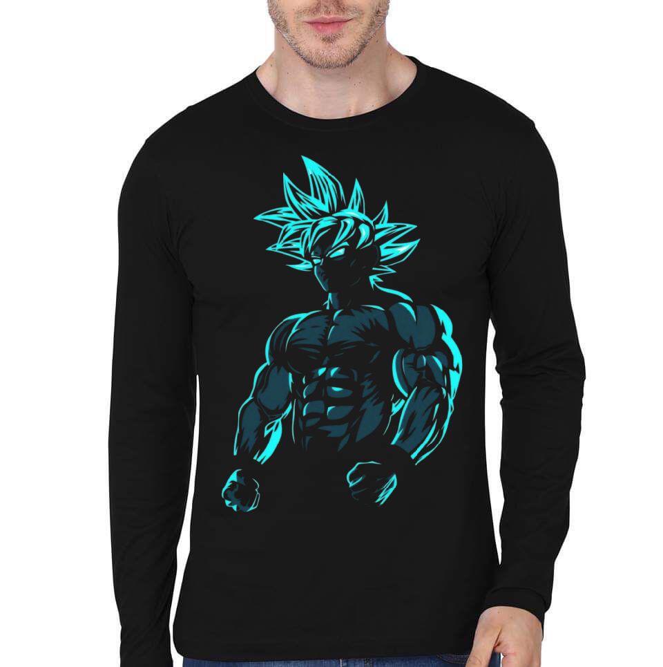 Goku Full Sleeve Black T-Shirt