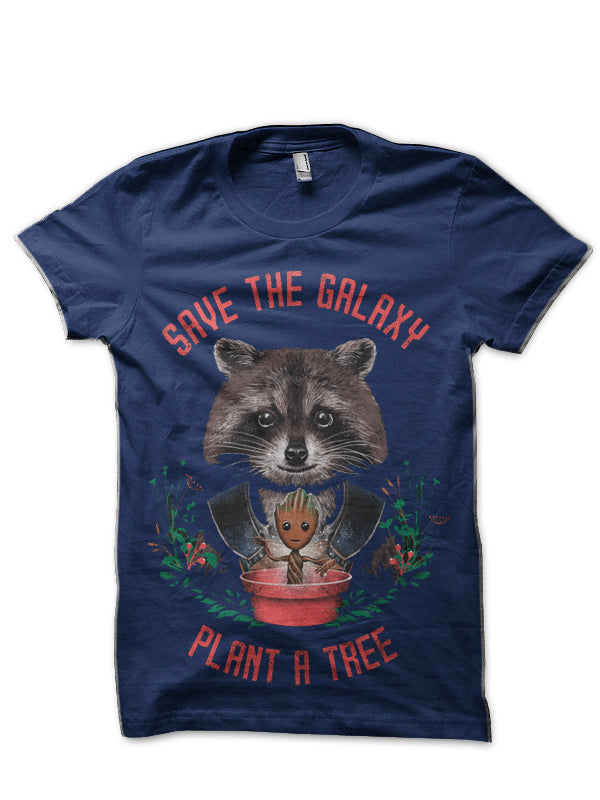 Guardians Of The Galaxy Navy Blue T-Shirt