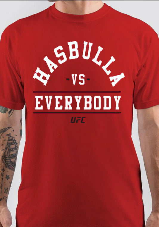 HASBULLA Red T-SHIRT
