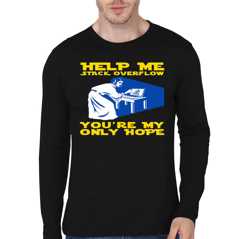 I Love Unicode Black Full Sleeve T-Shirt