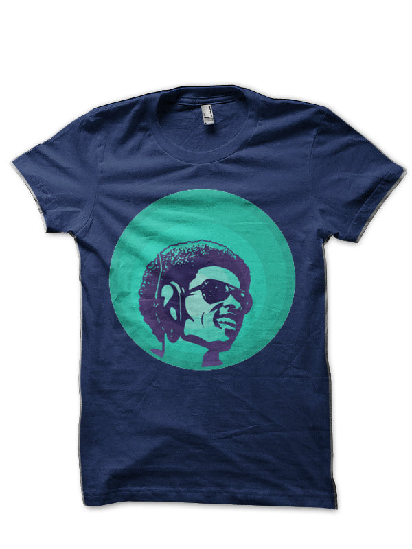 Stevie Wonder (Blue) T-Shirt