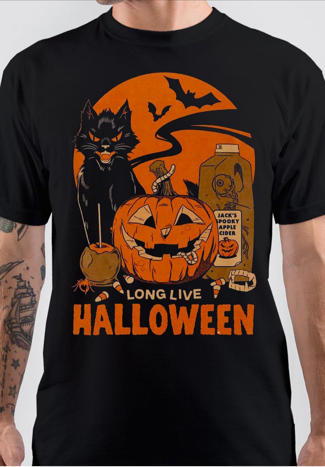Halloween Black T-Shirt