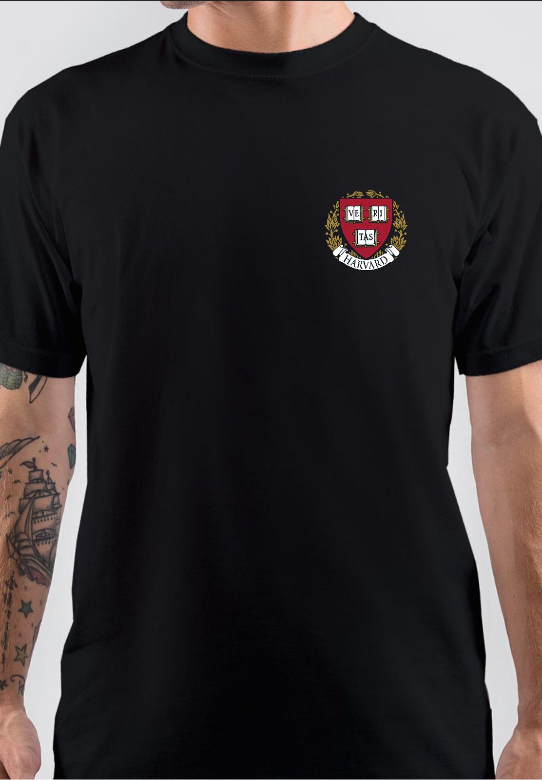 Harvard Black T-Shirt