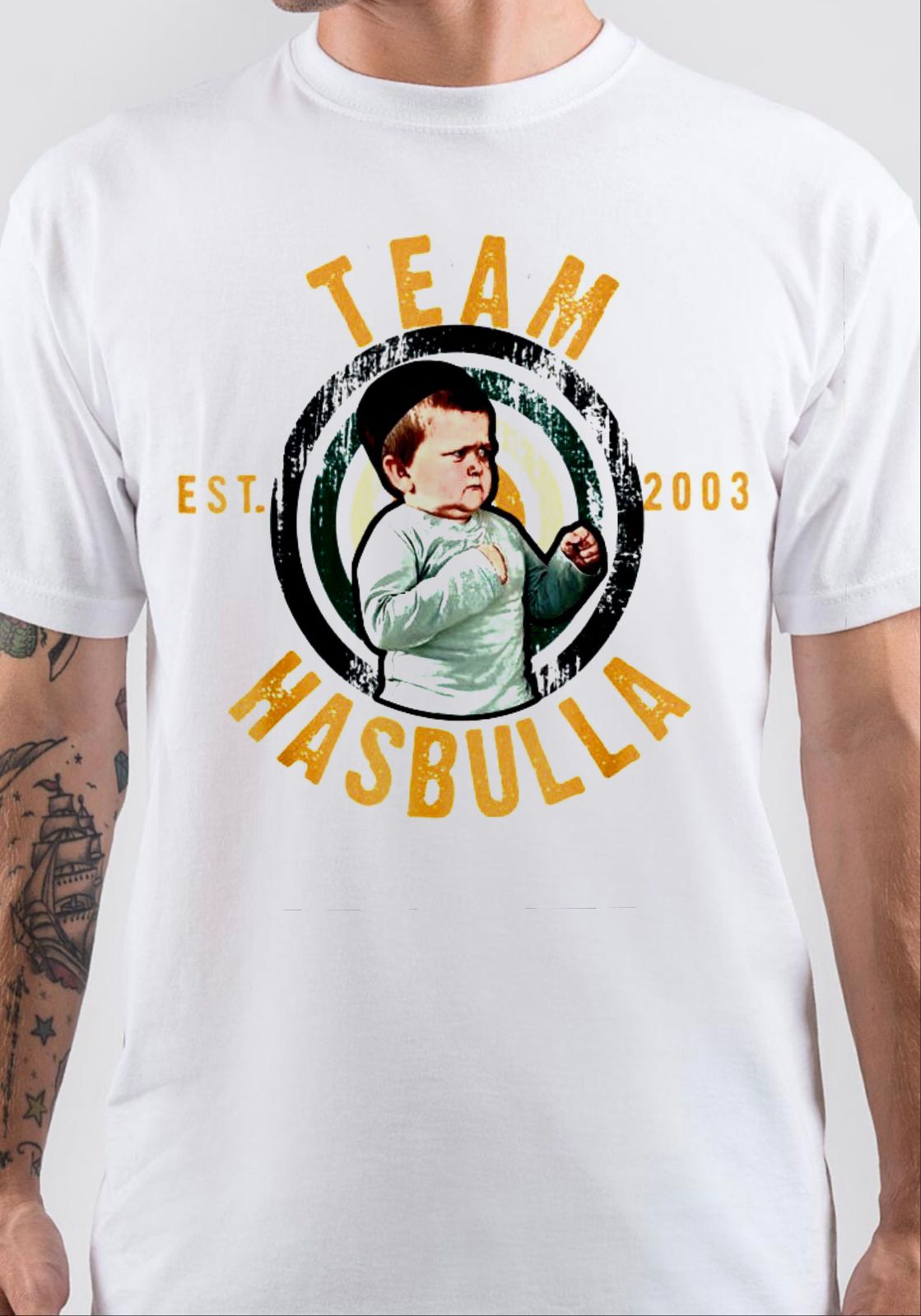 Hasbulla Magomedov Crown Mini Khabib White T-Shirt