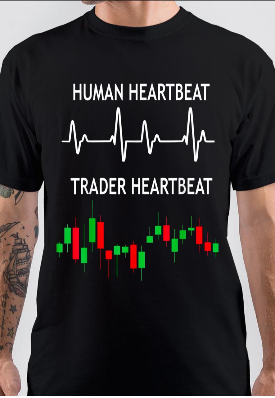 Human Heartbeat Trader Heartbeat T-Shirt