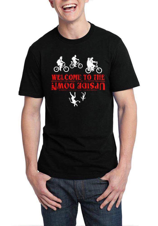 Upside Down Black T-Shirt