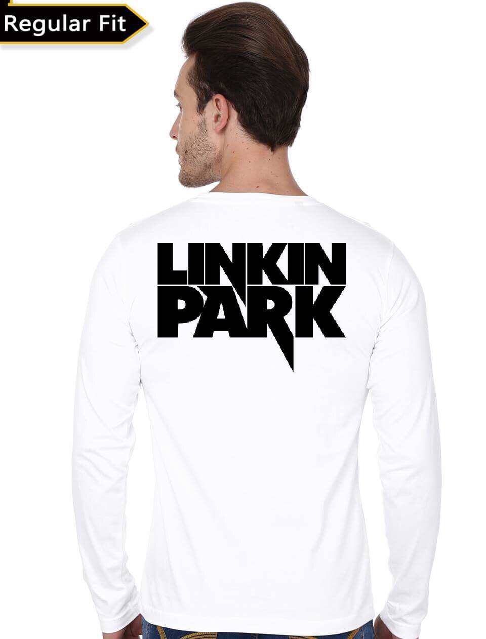 Linkin Park White Full Sleeve T-shirt