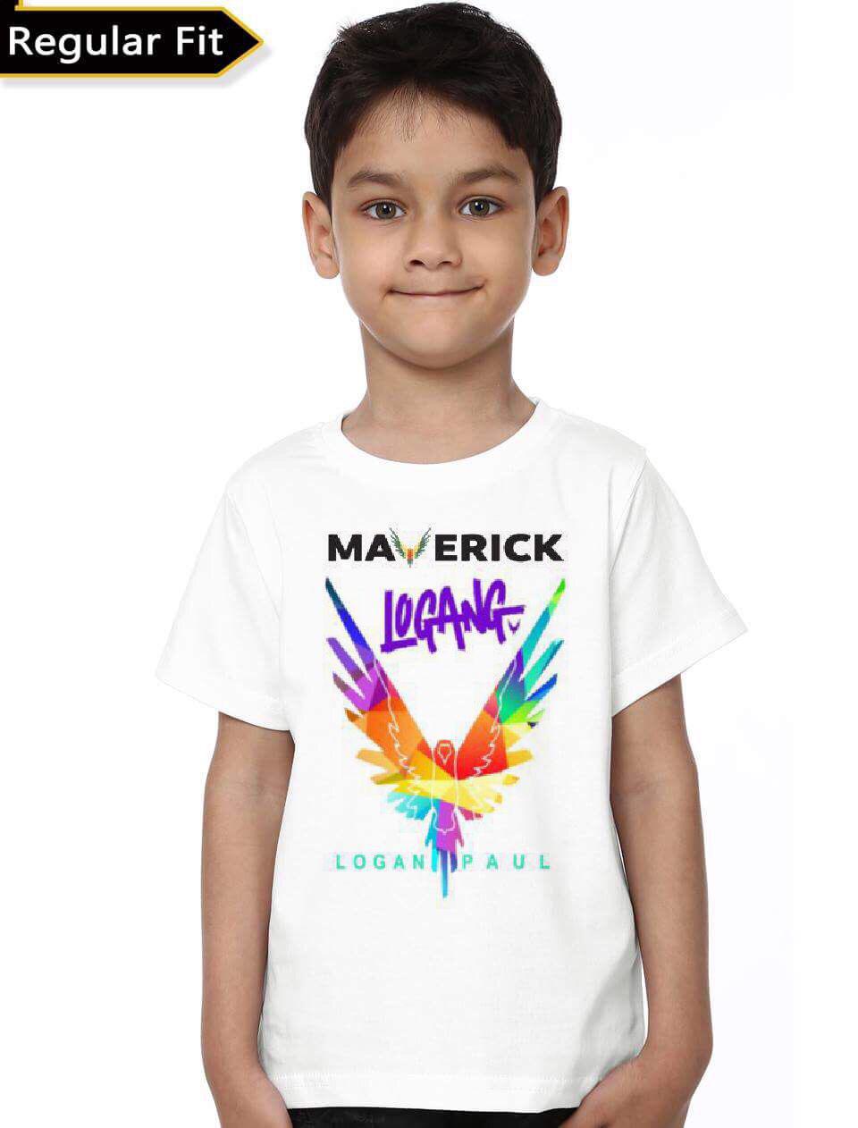 Maverick White Kids T-shirt