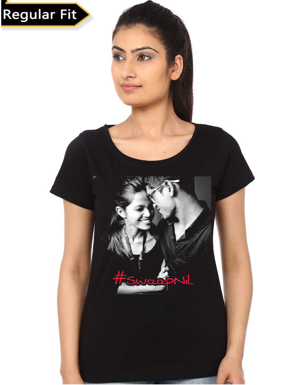 Custom black girls tee