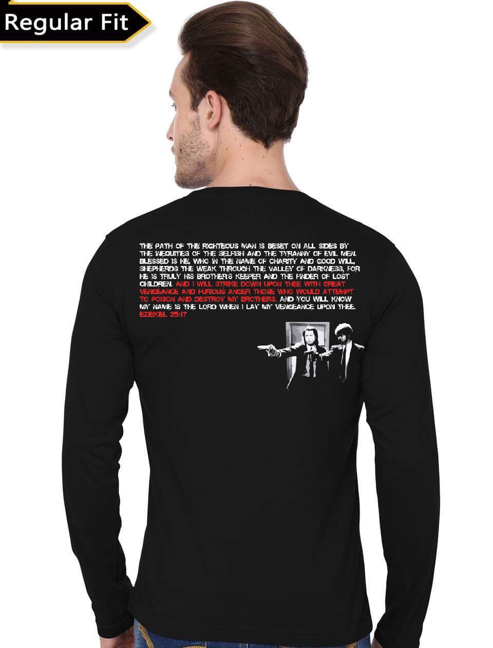 Pulp Fiction Black Full Sleeve T-Shirt