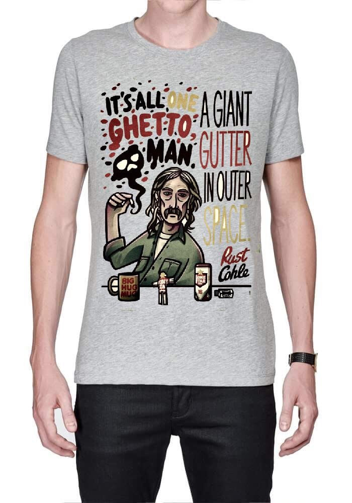 It’s All About One Ghetto Man Grey T-Shirt