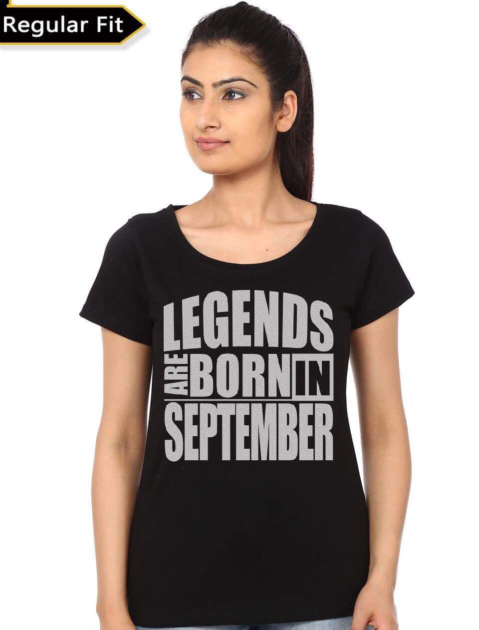 Legends Are Born In September Girl’s Hoodie
