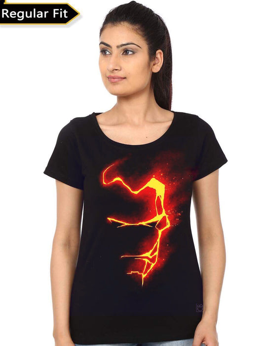 Iron Man Girl’s Black T-Shirt
