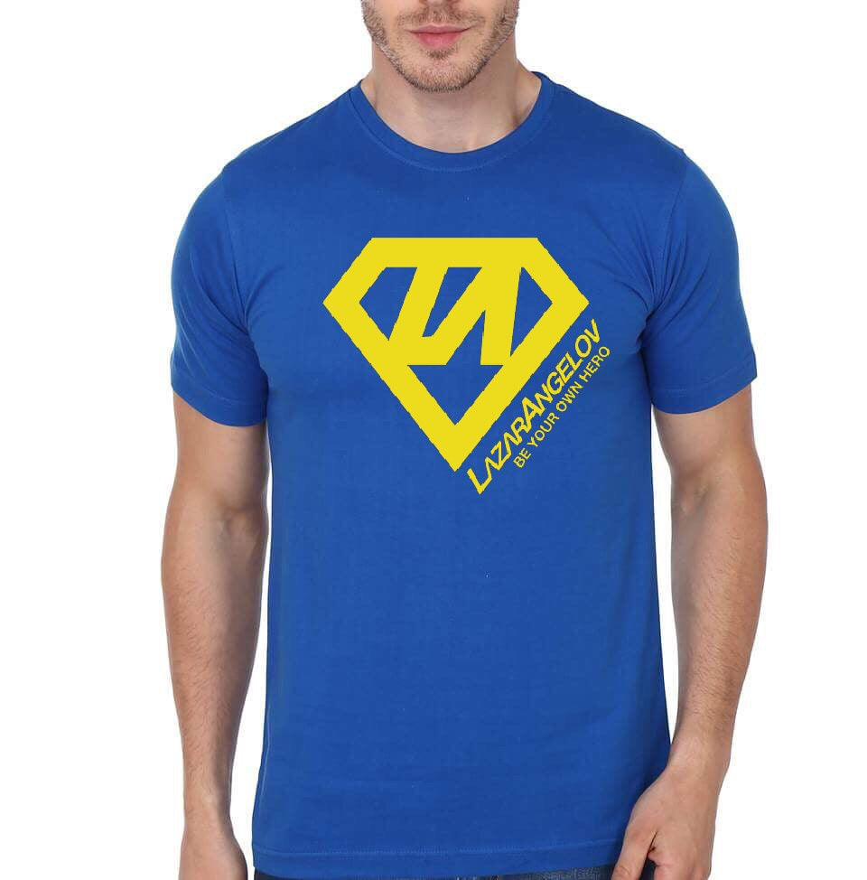 Lazar Angelov Superman Blue T-Shirt
