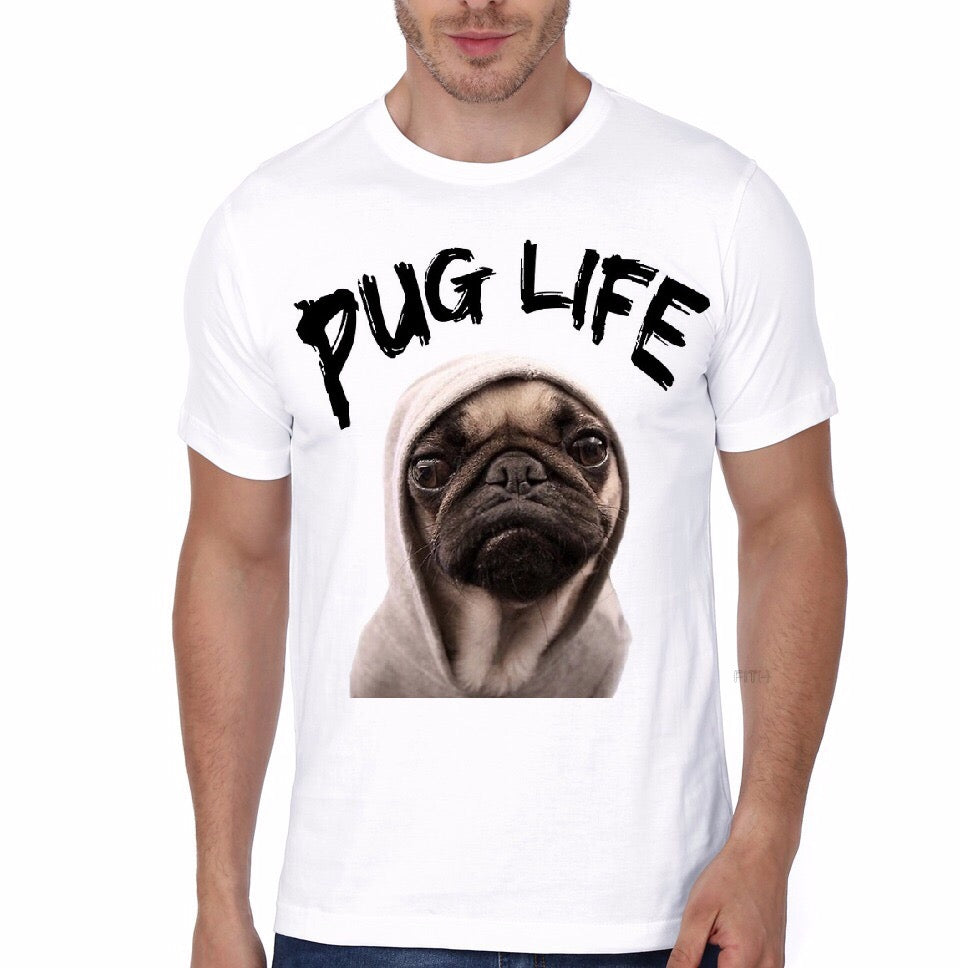 Pug Life White T-Shirt