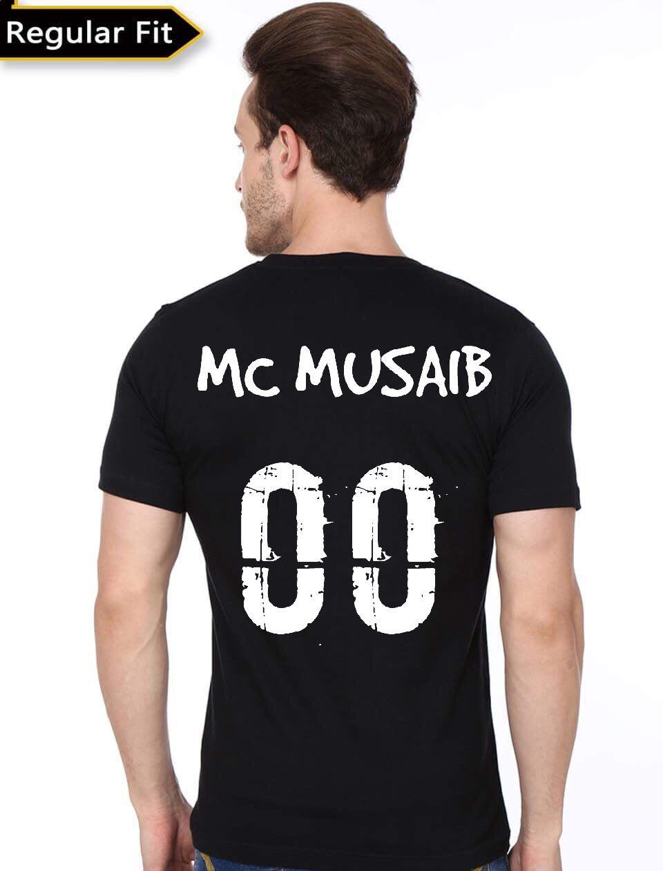 MC Musaib Black Tee