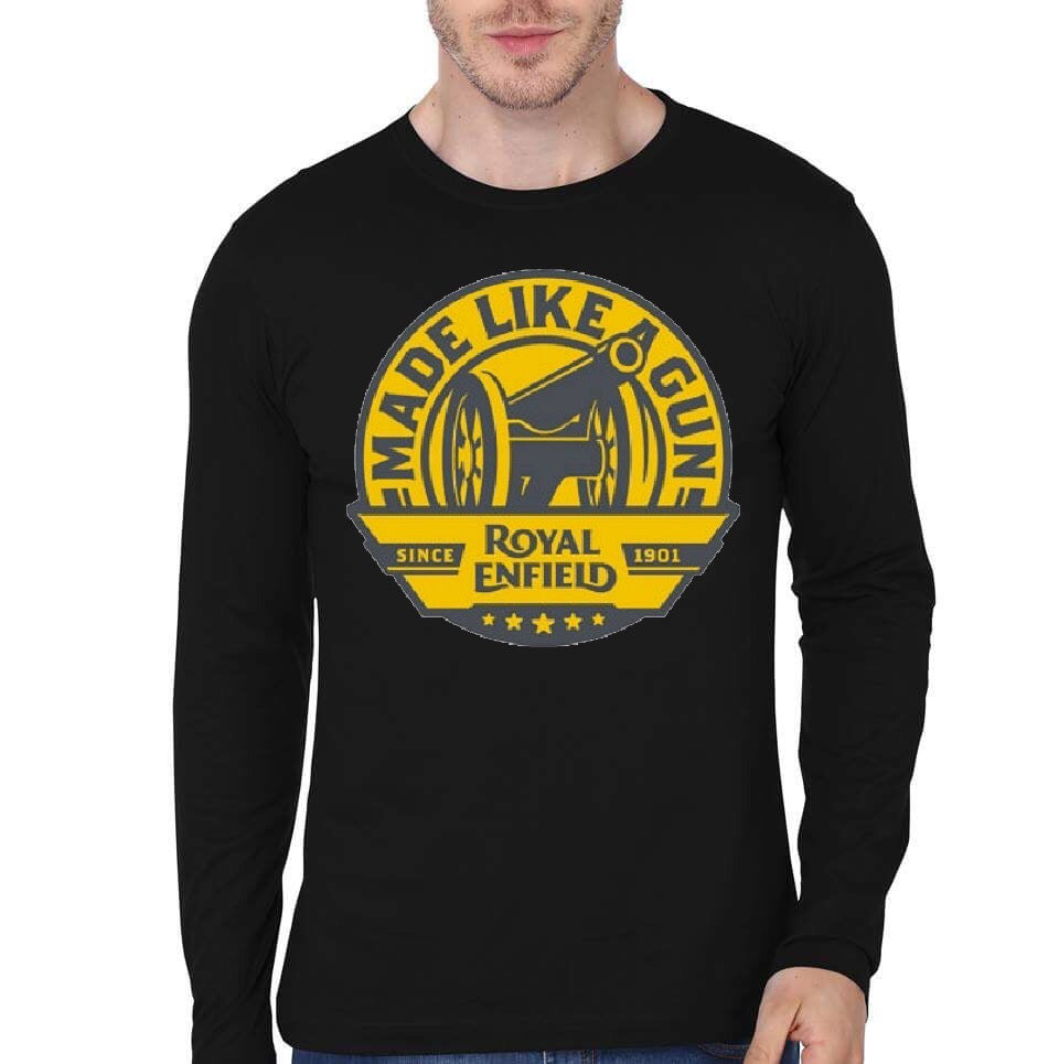 Royal Enfield White Full Sleeve Tee