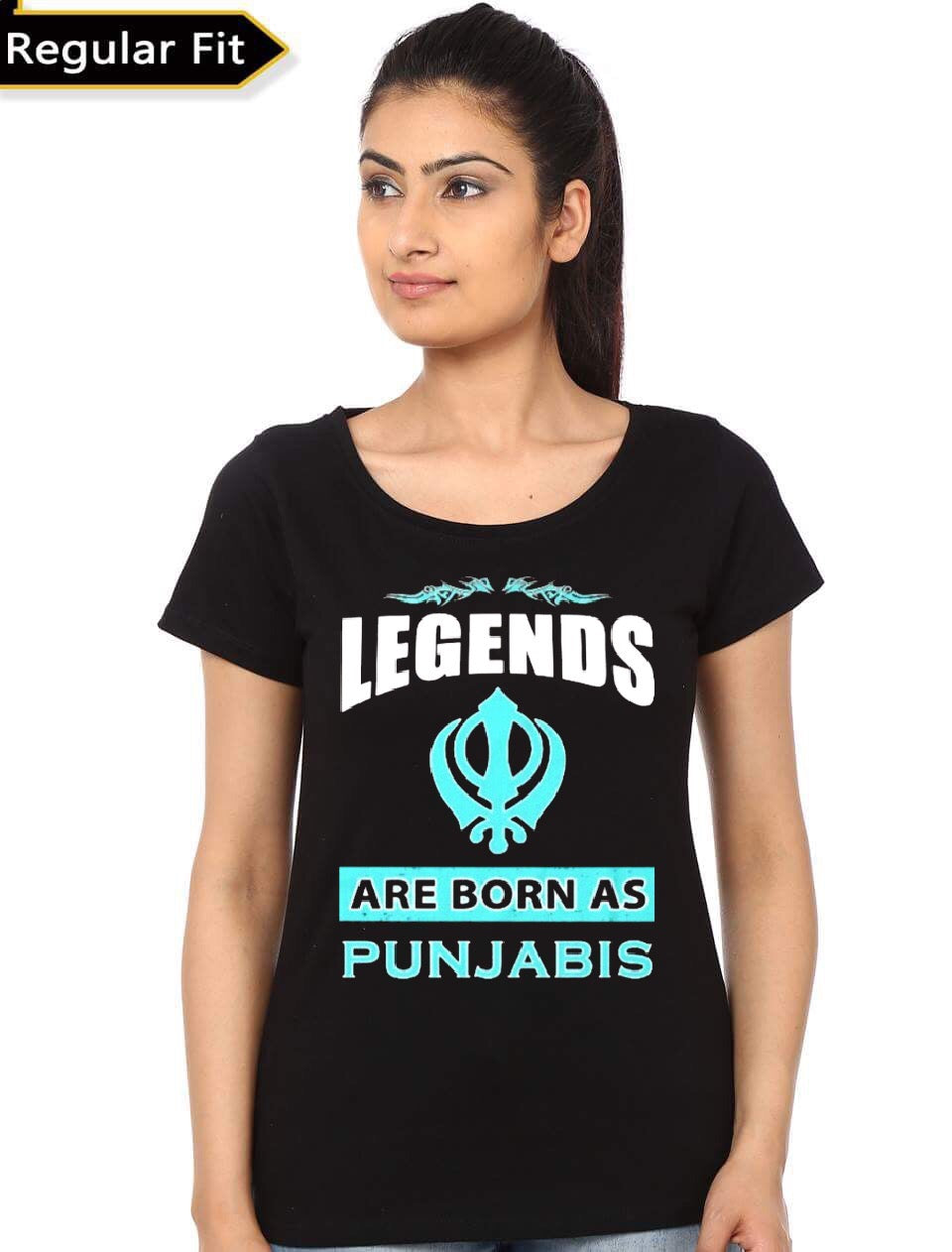 Punjabi Legend Black Tee