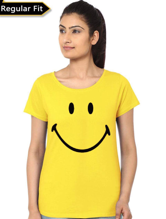 Smiley Yellow Girl’s T-Shirt