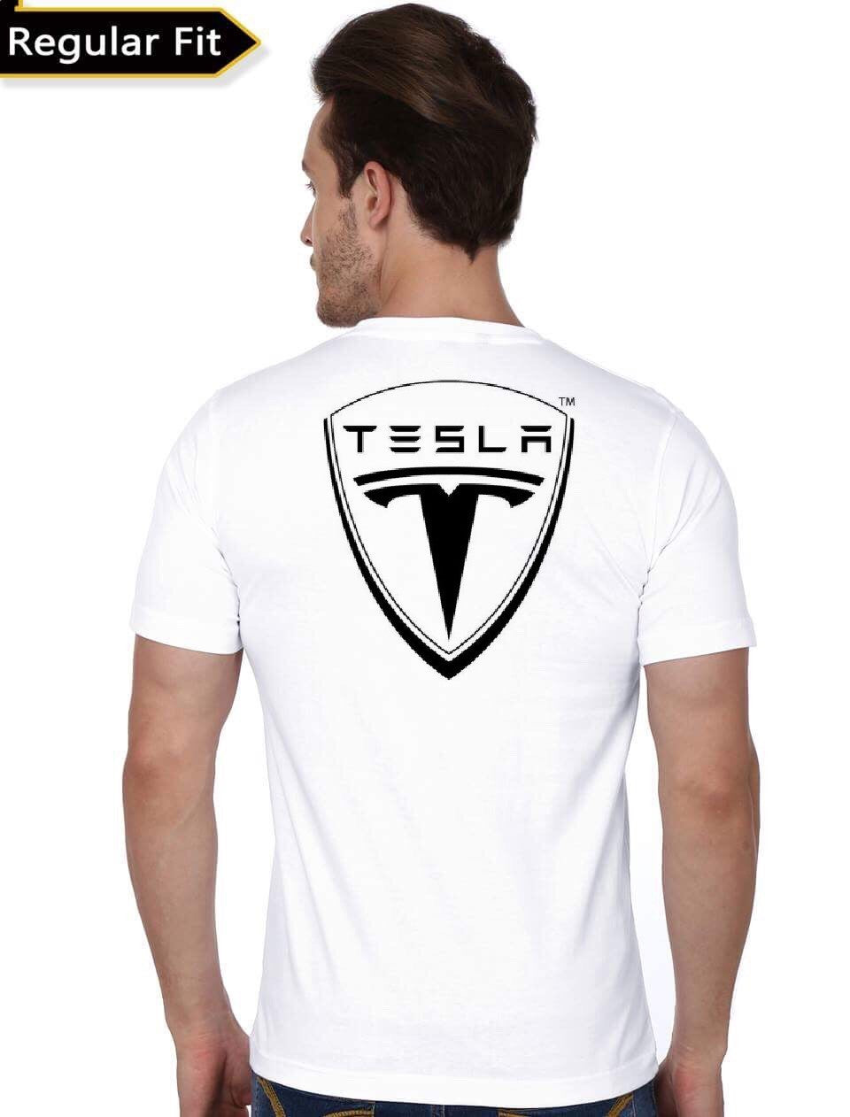 Tesla Motors White T-Shirt