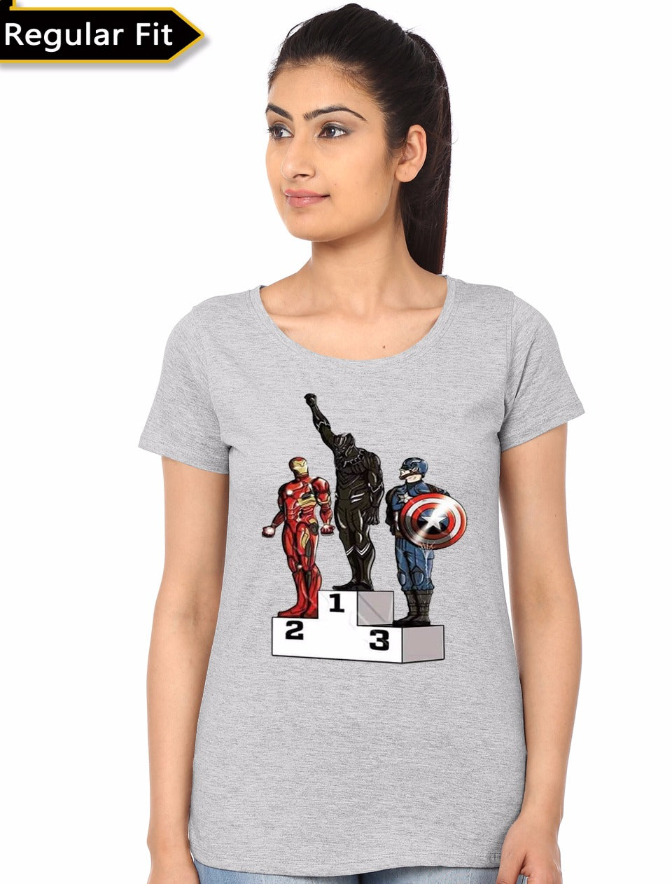 Civil War Girl’s Grey T-Shirt