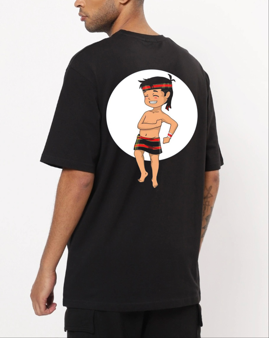 Vaiphei Puandum Oversized T-Shirt
