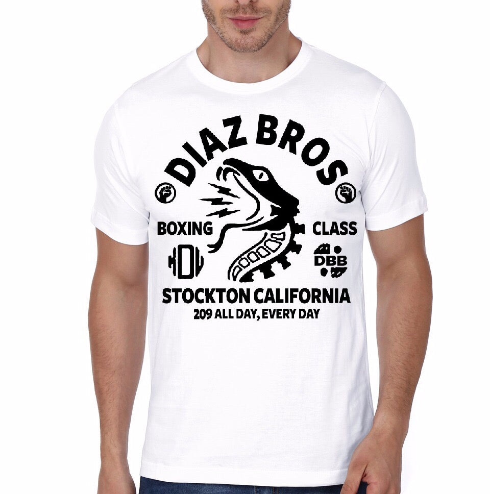 Diaz Brothers Boxing Class White T-Shirt