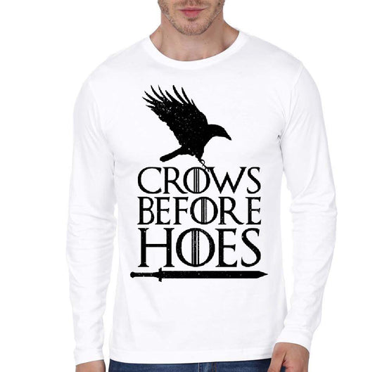 Crows Before Hoes Full Sleeve T-Shirt