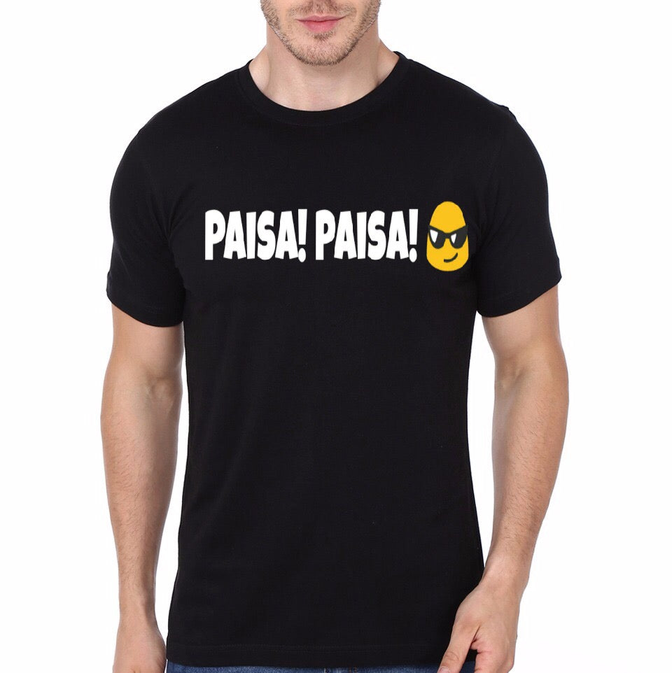 Paisa Paisa Black T-Shirt