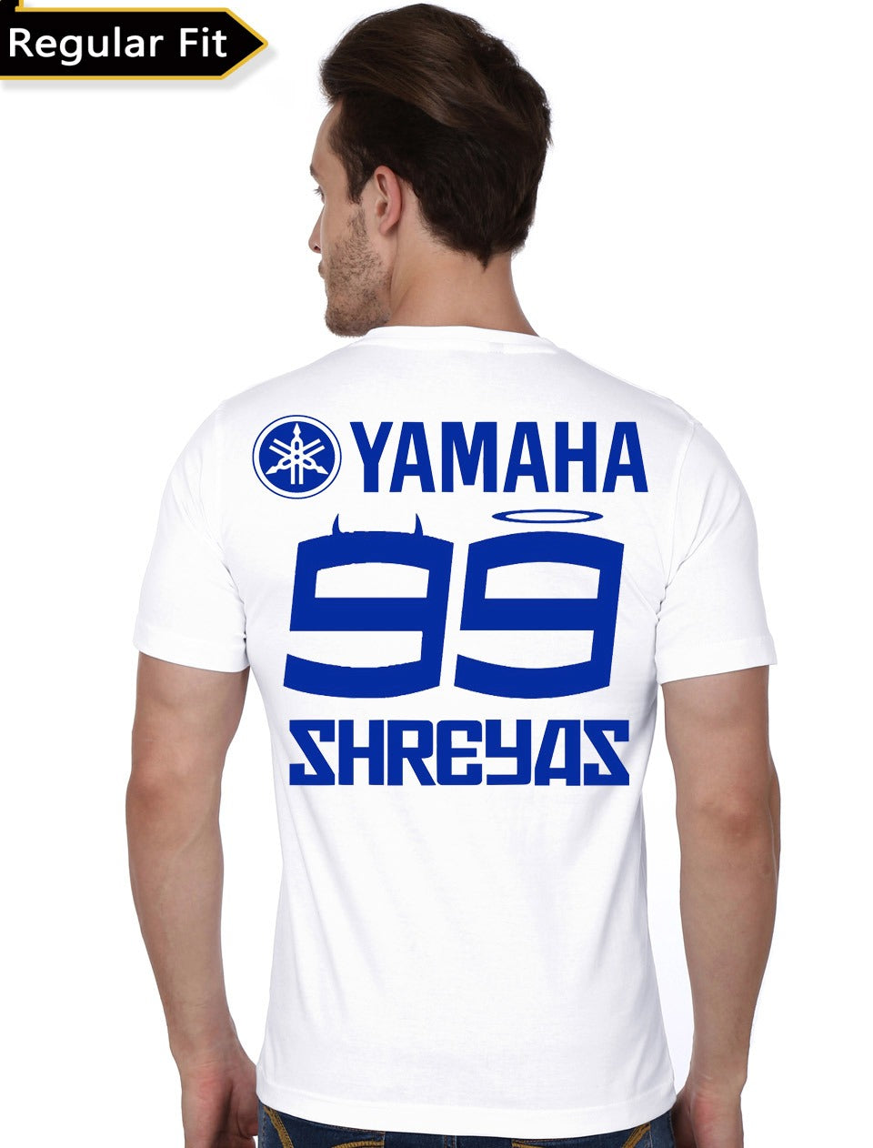 Yamaha R15 Custom White T-Shirt